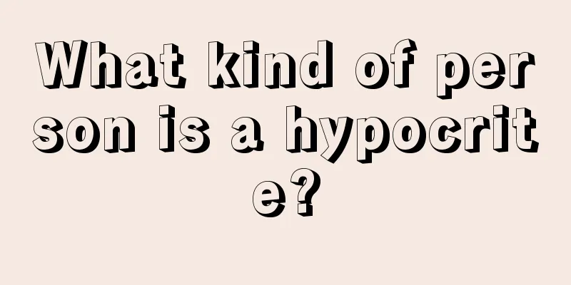 What kind of person is a hypocrite?