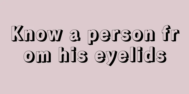 Know a person from his eyelids