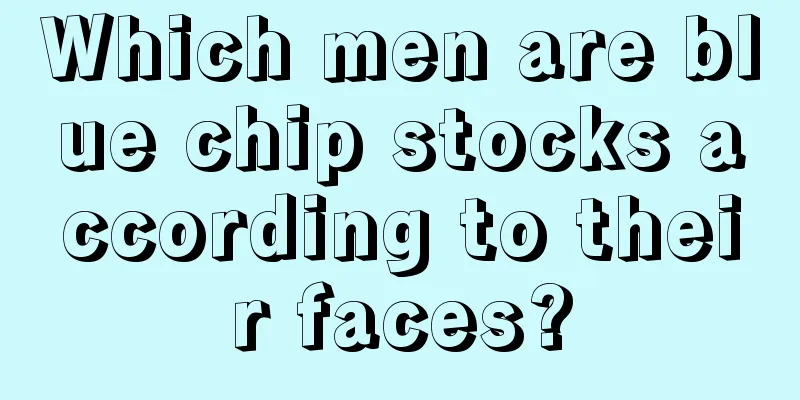 Which men are blue chip stocks according to their faces?