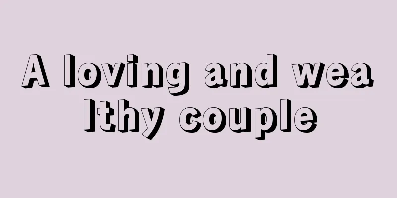 A loving and wealthy couple