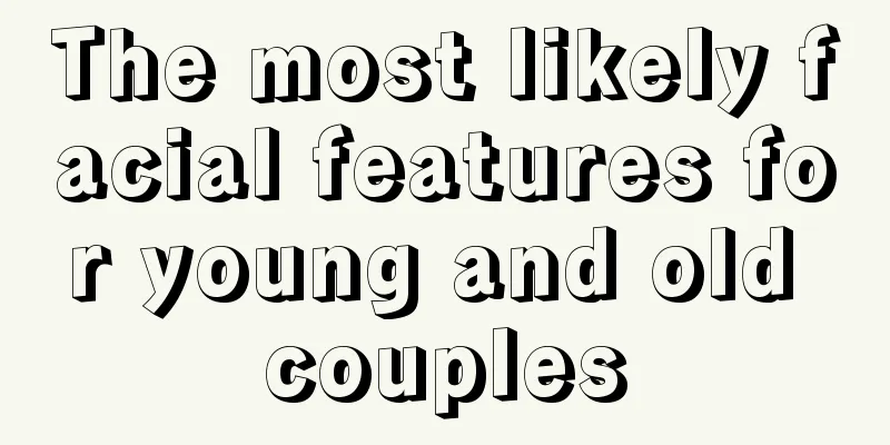 The most likely facial features for young and old couples