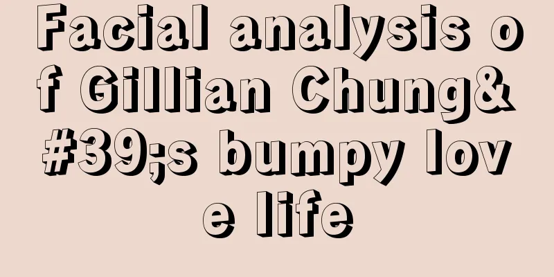 Facial analysis of Gillian Chung's bumpy love life