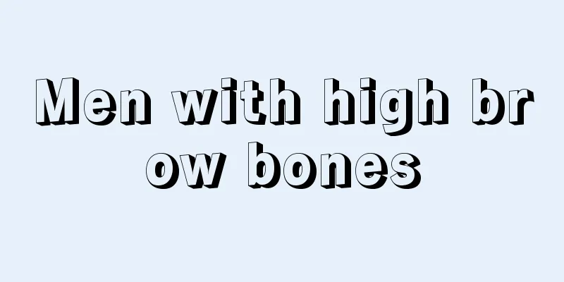 Men with high brow bones