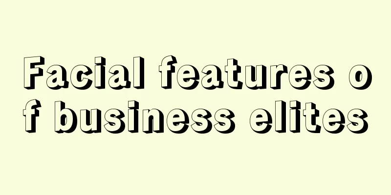 Facial features of business elites