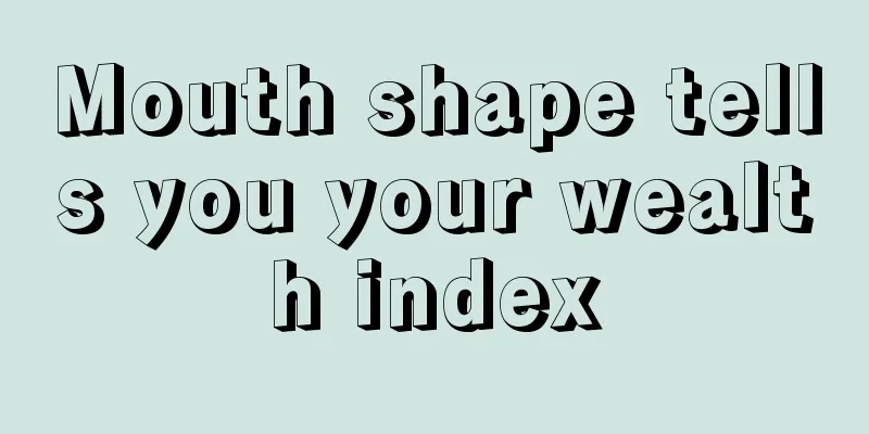 Mouth shape tells you your wealth index