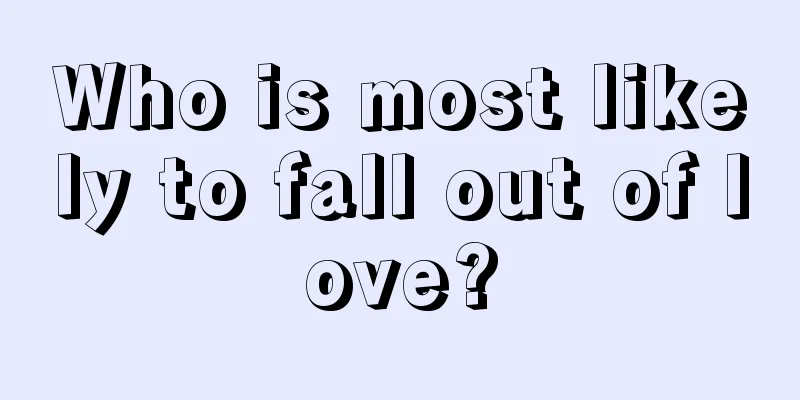 Who is most likely to fall out of love?