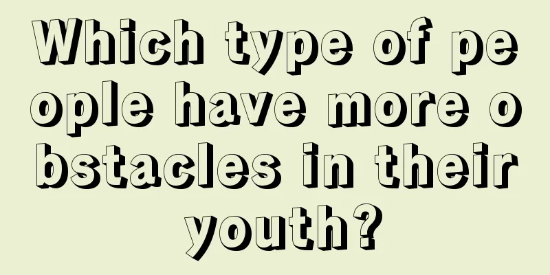Which type of people have more obstacles in their youth?
