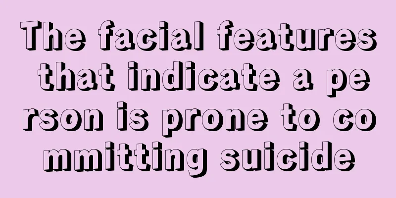 The facial features that indicate a person is prone to committing suicide