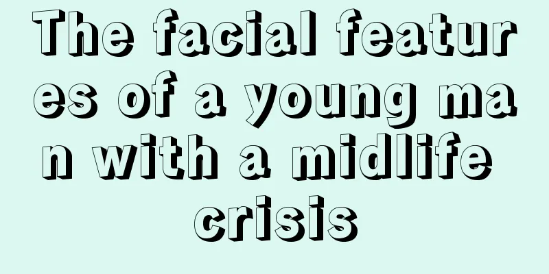 The facial features of a young man with a midlife crisis