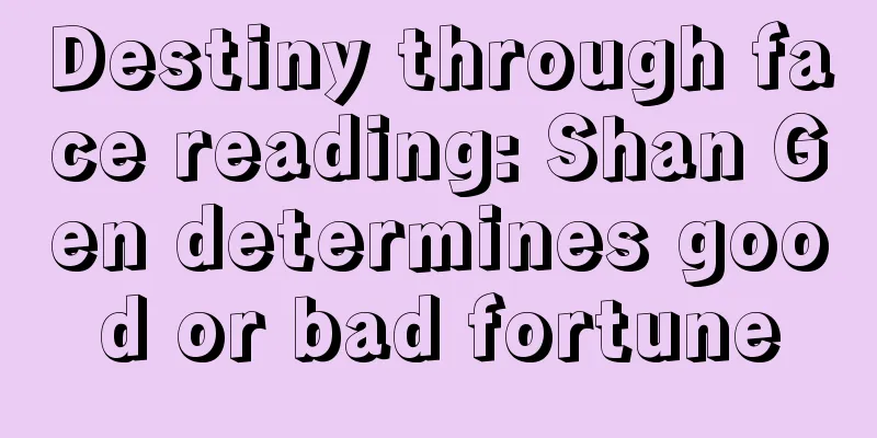 Destiny through face reading: Shan Gen determines good or bad fortune