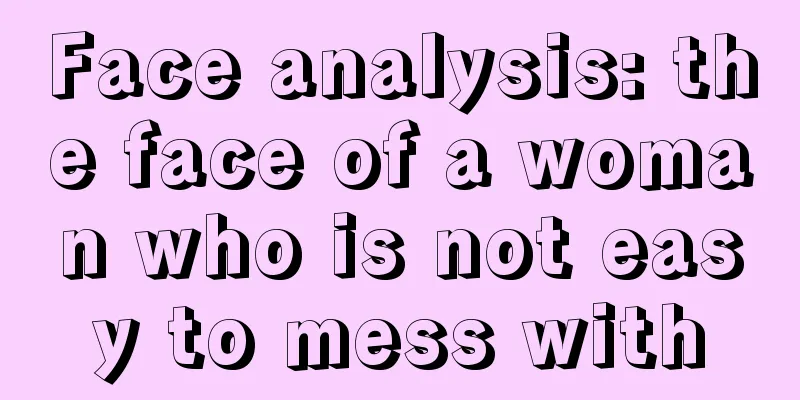 Face analysis: the face of a woman who is not easy to mess with
