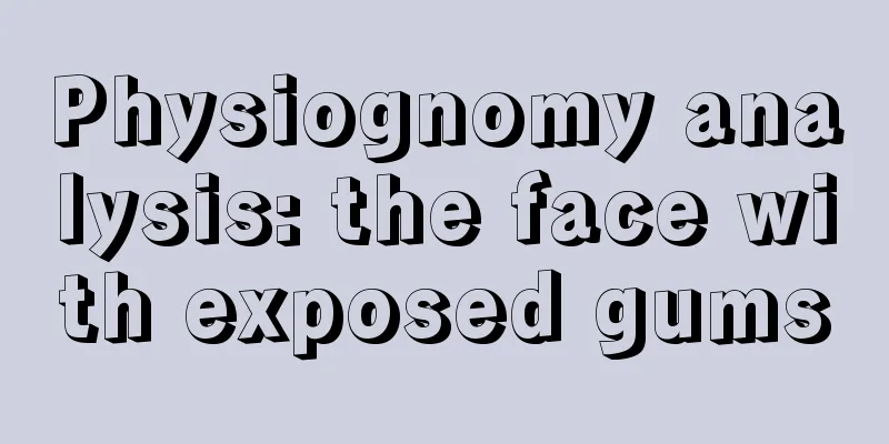 Physiognomy analysis: the face with exposed gums