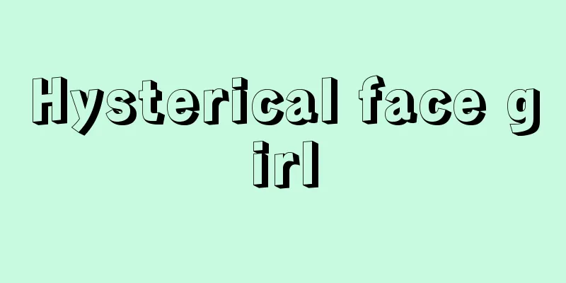 Hysterical face girl
