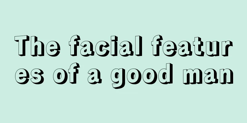 The facial features of a good man