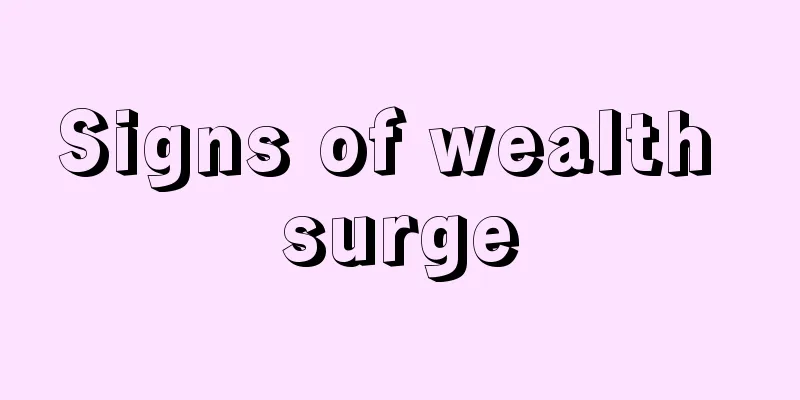 Signs of wealth surge