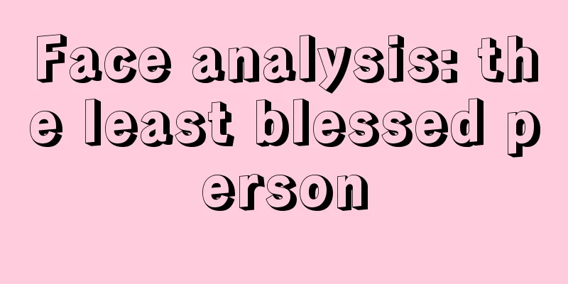 Face analysis: the least blessed person