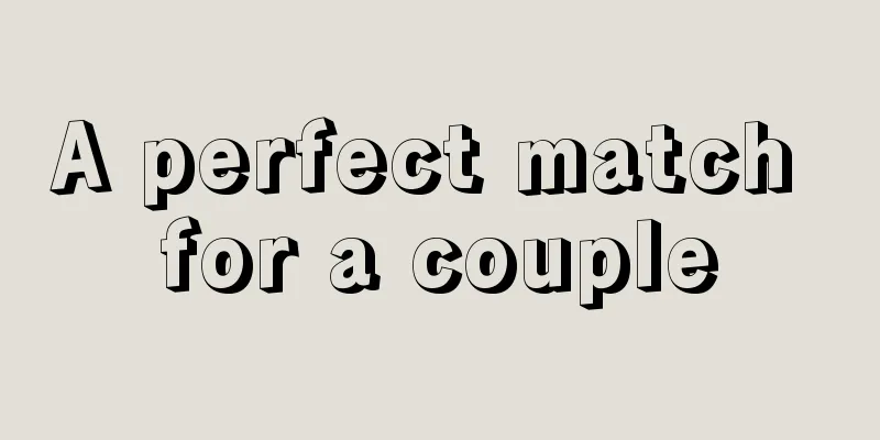 A perfect match for a couple
