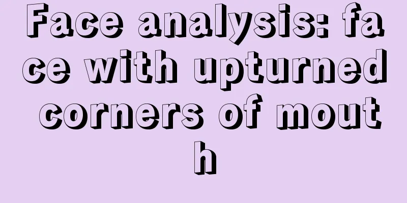 Face analysis: face with upturned corners of mouth