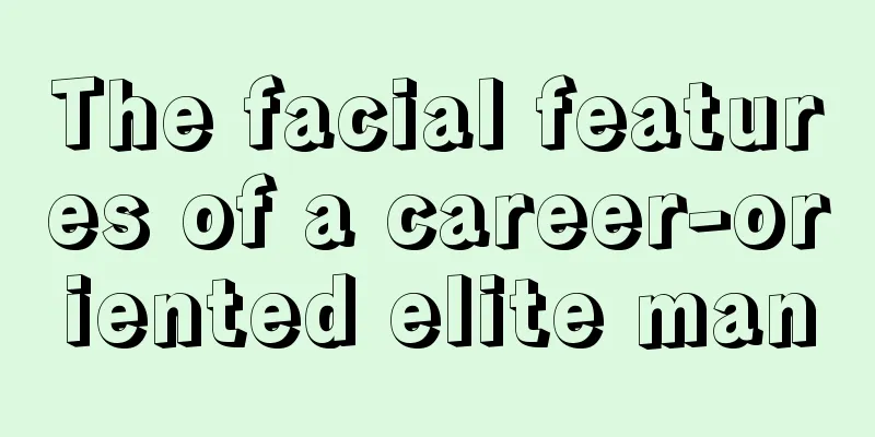 The facial features of a career-oriented elite man