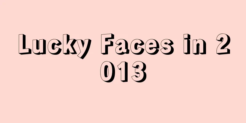 Lucky Faces in 2013