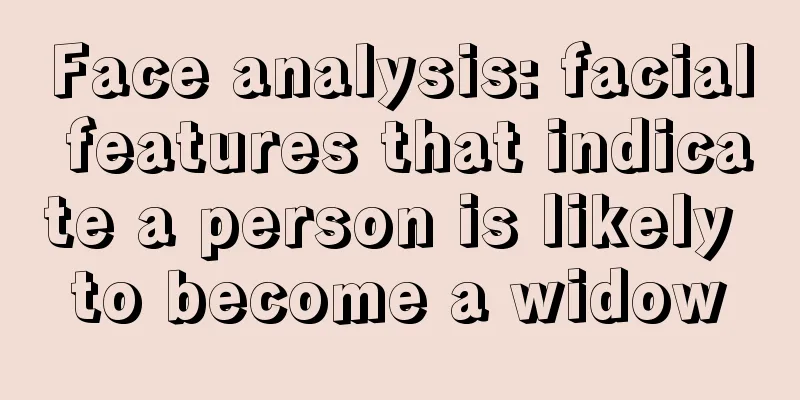 Face analysis: facial features that indicate a person is likely to become a widow