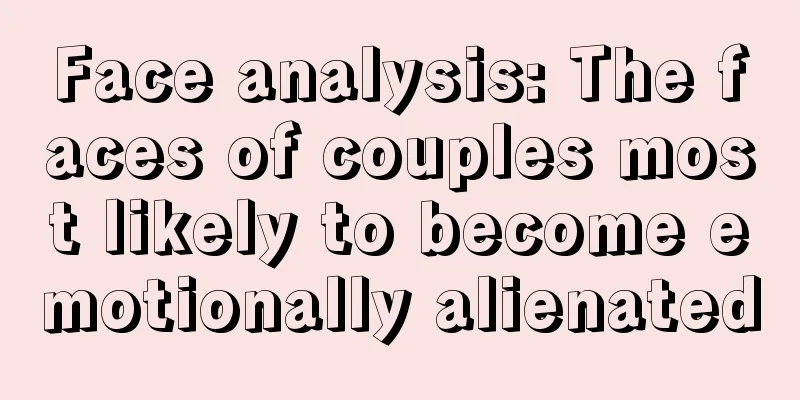 Face analysis: The faces of couples most likely to become emotionally alienated