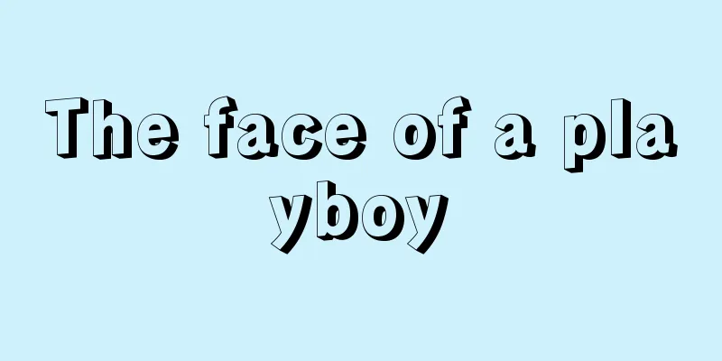 The face of a playboy