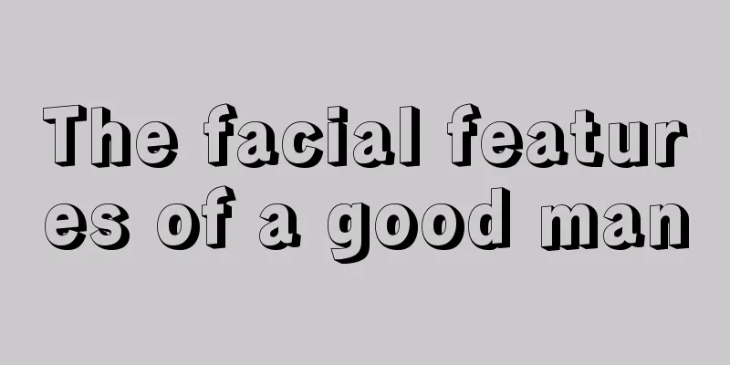 The facial features of a good man