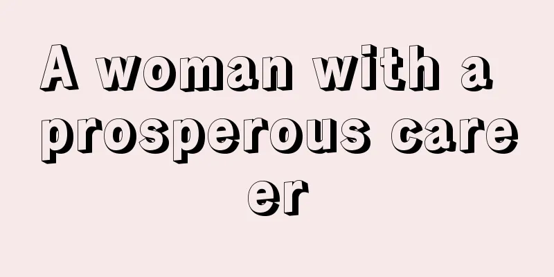 A woman with a prosperous career