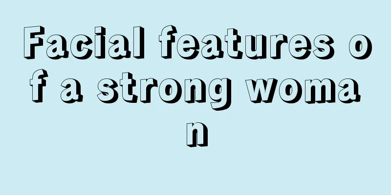 Facial features of a strong woman