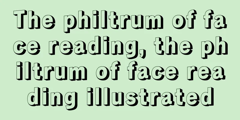 The philtrum of face reading, the philtrum of face reading illustrated