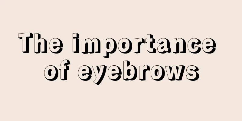 The importance of eyebrows
