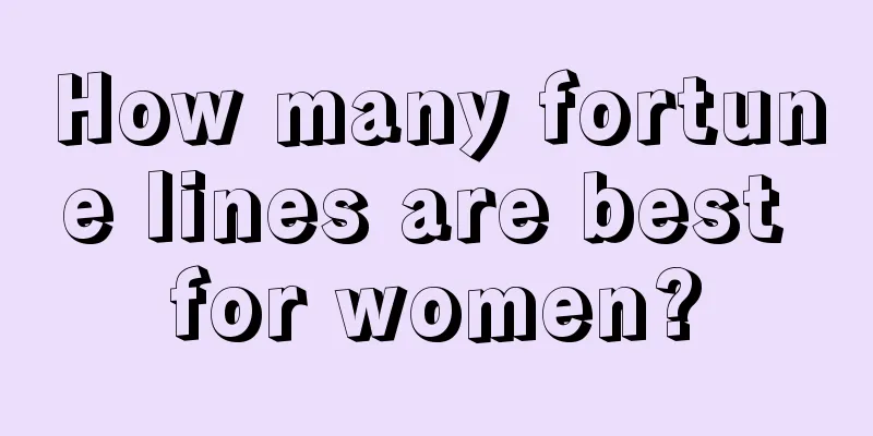 How many fortune lines are best for women?