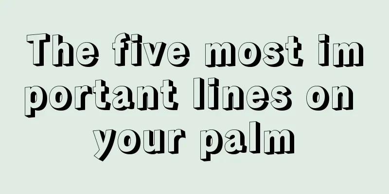 The five most important lines on your palm