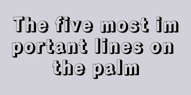 The five most important lines on the palm