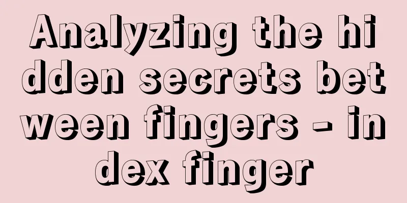 Analyzing the hidden secrets between fingers - index finger
