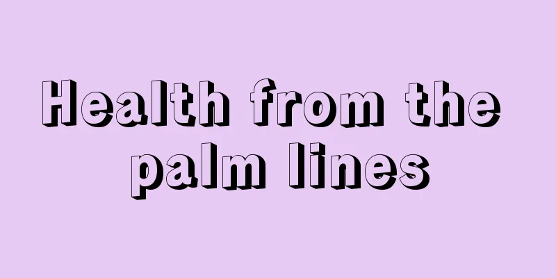 Health from the palm lines