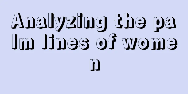 Analyzing the palm lines of women