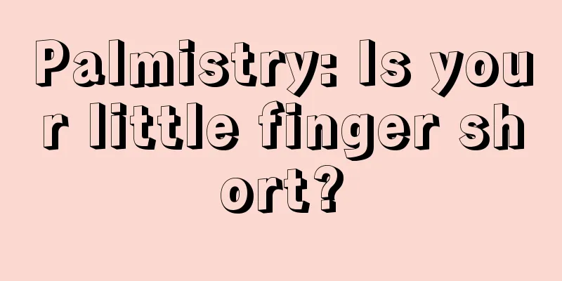 Palmistry: Is your little finger short?