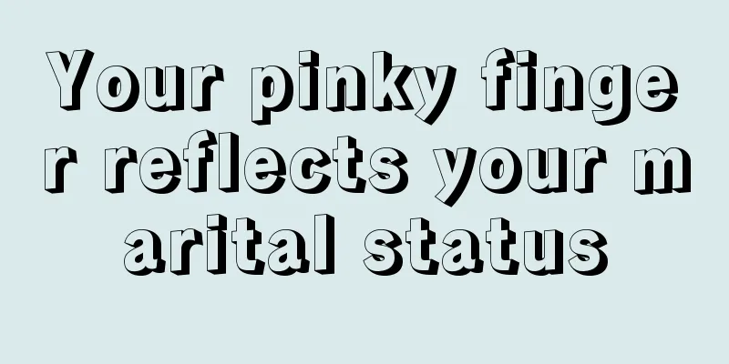 Your pinky finger reflects your marital status