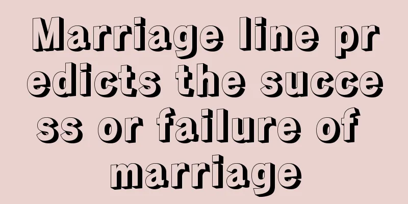 Marriage line predicts the success or failure of marriage