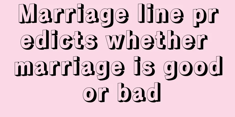 Marriage line predicts whether marriage is good or bad