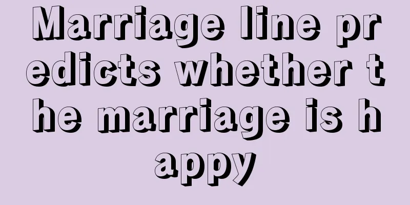 Marriage line predicts whether the marriage is happy