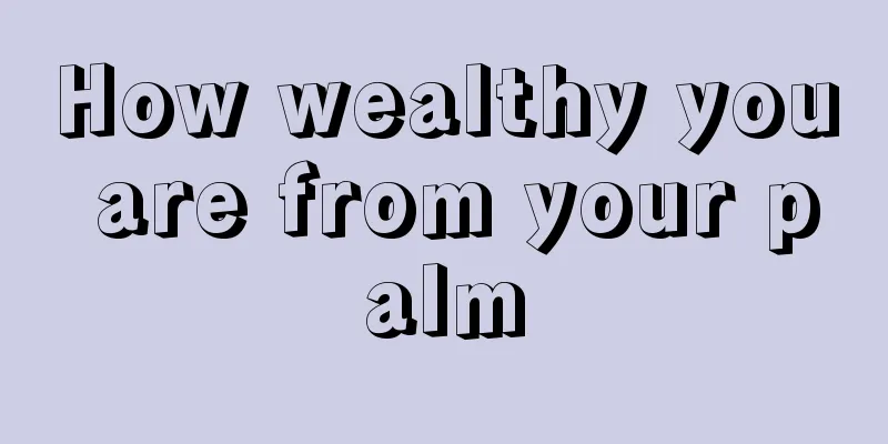 How wealthy you are from your palm