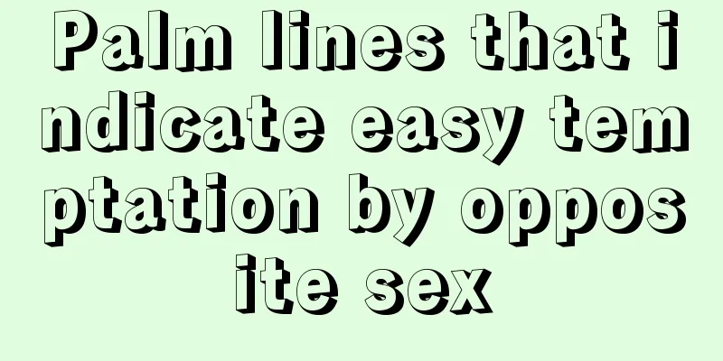 Palm lines that indicate easy temptation by opposite sex