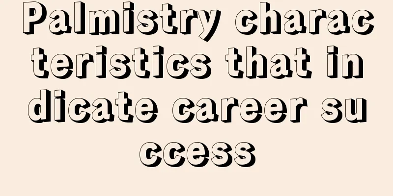 Palmistry characteristics that indicate career success