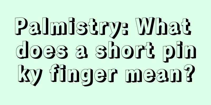 Palmistry: What does a short pinky finger mean?