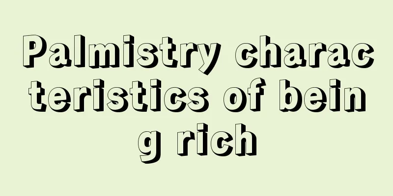 Palmistry characteristics of being rich