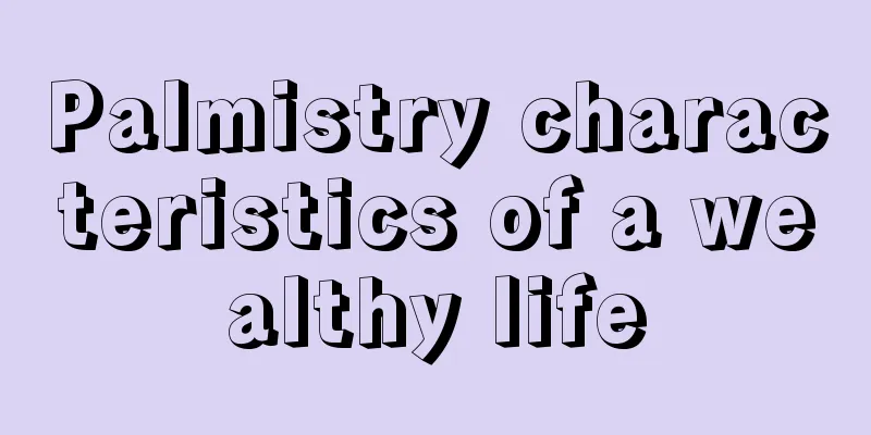 Palmistry characteristics of a wealthy life