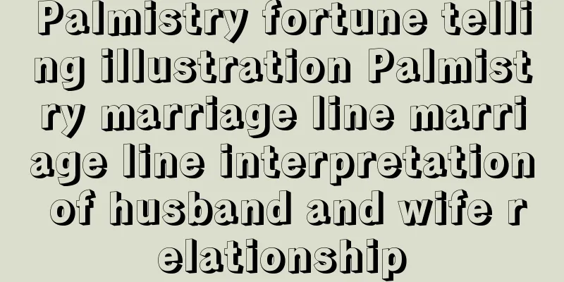 Palmistry fortune telling illustration Palmistry marriage line marriage line interpretation of husband and wife relationship